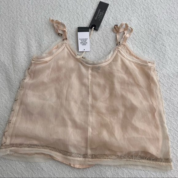 Christmas/ Holiday party top. A&F top with delicate detailing - Picture 4 of 5